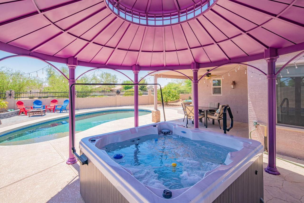Boho Chic Arizona Villa W Pool & Mini Golf Casa Grande Luaran gambar