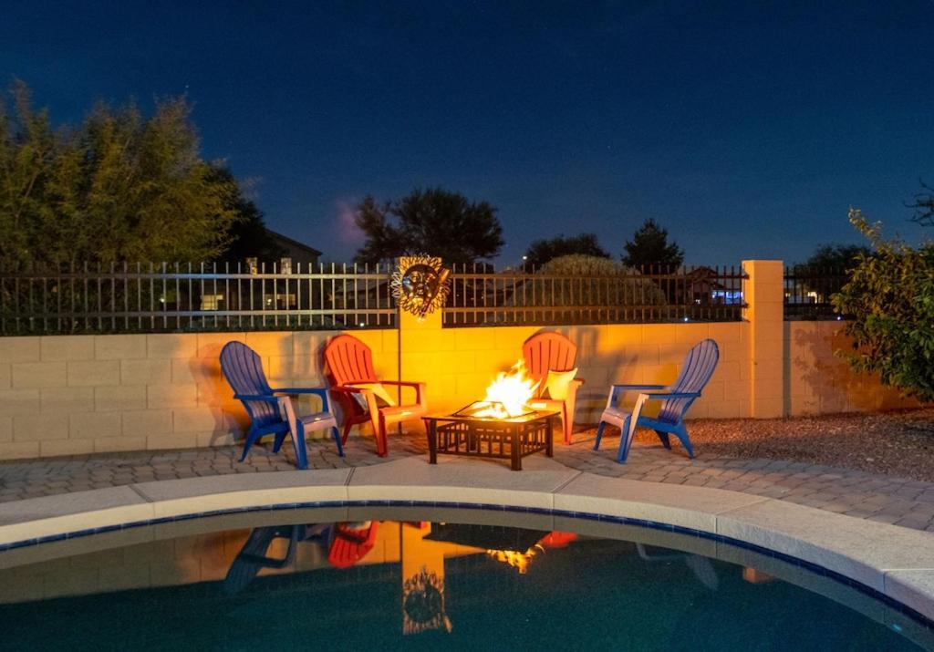 Boho Chic Arizona Villa W Pool & Mini Golf Casa Grande Luaran gambar