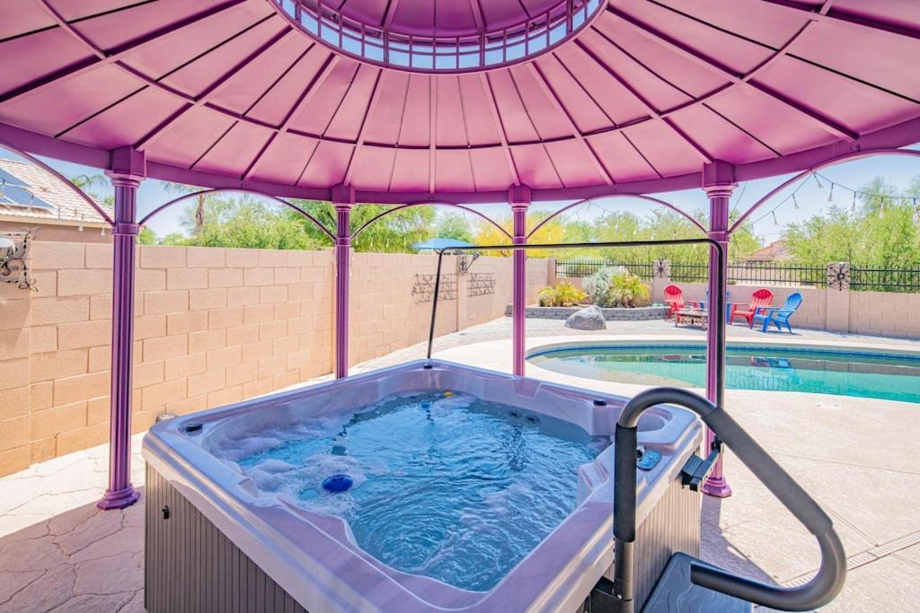 Boho Chic Arizona Villa W Pool & Mini Golf Casa Grande Luaran gambar